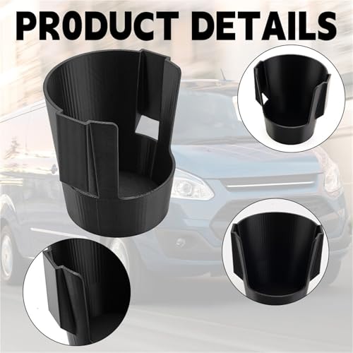 Support gobelet voiture pour Ford Transit et Custom 2013-2023 2-en-1 - 5