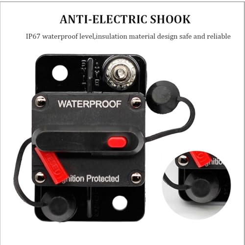 Interruptor de protección automotriz impermeable de 60A contra sobrecargas eléctricas 6