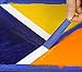 BOMEI PACK 6Pack Blue Painters Masking Tape, 1/4” 1/2” 3/4” X 60yds Multi Size Painting Paper Tape, Clean Removal with No Residue