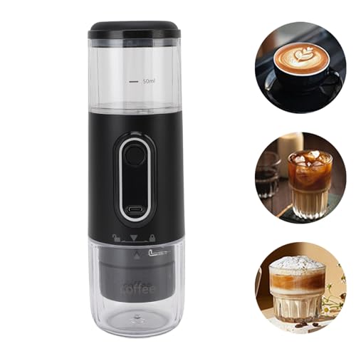 Cafetera portátil eléctrica para cápsulas y café molido 100 ml miniatura 6