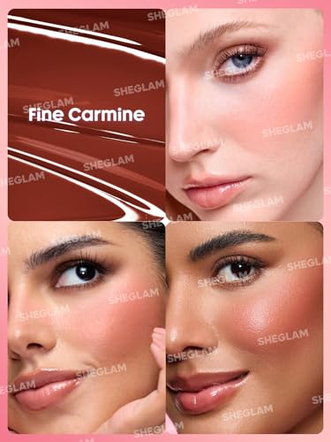 Image of SHEGLAM Color Bloom Liquid Blush-Fine Carmine