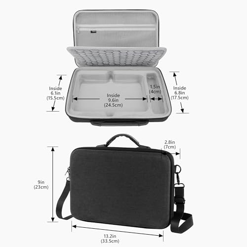 Image of GEEKRIA Hard Shell Travel Carrying Case, EVA Protective Bag Compatible with Blackmagic Design Davinci Resolve Speed Editor, Davinci Resolve 17 Studio (Dark Gray)