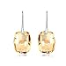 Silver Swarovski Elements Crystal Diamond Accent Wish Stone Fashion Earrings Studs Drop Set for women teenage girls kids children, with a Gift Box, Ideal Gift for Birthdays / Christmas / Wedding---Yellow, Model: X18231