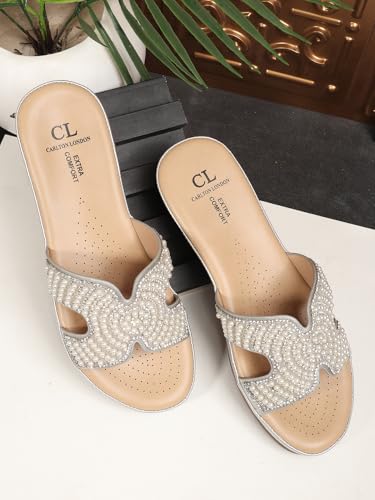 Image of Carlton London Women Comfortable Fashion Sandal for Daily use, Office use, Casual use