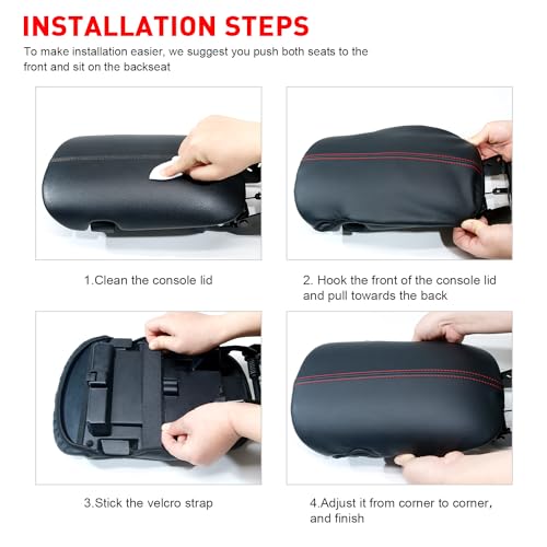 Image of Console Cover for Ford Mustang Accessories 2026 2025 2024 2023 2015-2022