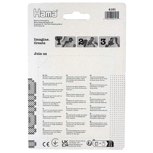 Hama Bügelperlen Set midi Stern nachtleuchtend 350 Stück mit Stiftplatte Blister