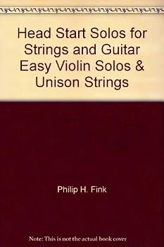 Paperback Head Start Solos for Strings and Guitar Easy Violin Solos & Unison Strings Book