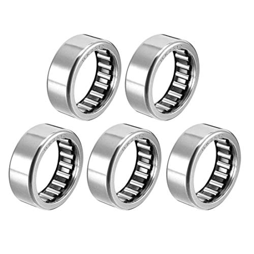 Roulements à aiguilles HK2512 Sourcing map 25x32x12mm pour arbres mécaniques en lot de 5