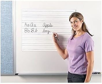 Learning Resources Magnetic Handwriting Paper - Magnetic Whiteboard Paper, Dry Erase Board with Lines, Lined Whiteboards for Classroom, Magnet Writing Board, Handwriting Whiteboard, Teacher Must Haves