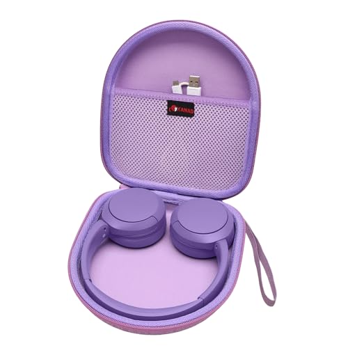 Étui rigide Sony WH-CH520 pour vos déplacements - Housse de voyage violette