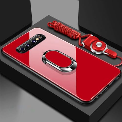 Coque Samsung S10 Lite avec étui de téléphone magnétique et verre trempé antichoc