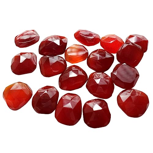 Cabochon en calcédoine rouge parfait pour créer vos bijoux d'été