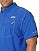 Columbia Men's PFG Low Drag Offshore™ Short Sleeve Shirt,Vivid Blue,Small