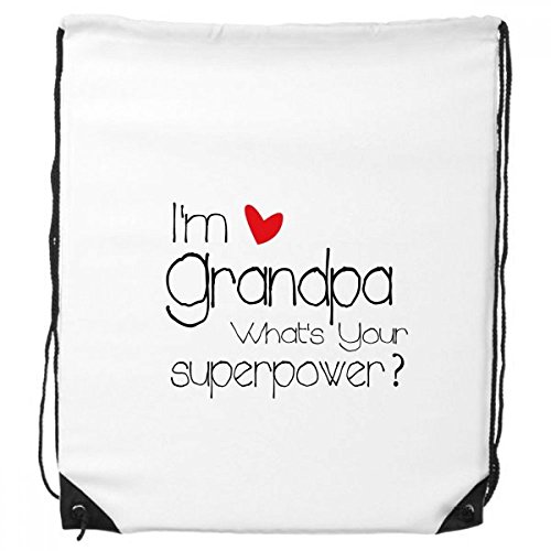 Morral del lazo soy un abuelo para deportes bolsas de regalo multiusos