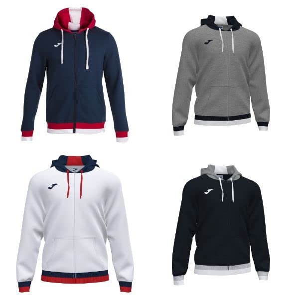 Veste à capuche Joma sweat de détente Confort II mixte taille 5 XS pour bouger