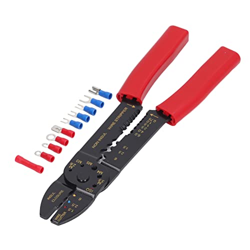 Electrical Connectors Kit With Crimping Plier Pvc Insulated Terminal Crimper Kit For Stripper Wiring Projects #TOP15