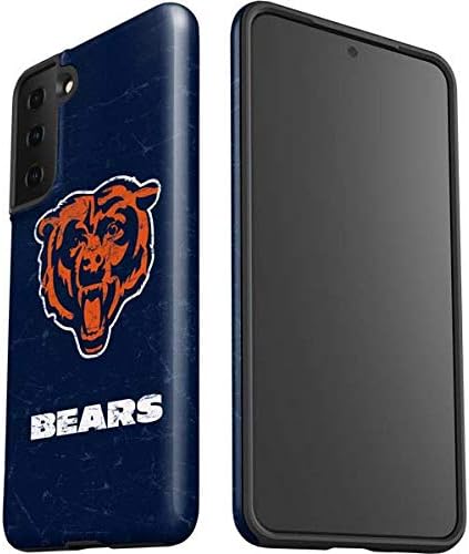Skinit Pro Phone Case Compatible with Galaxy S21 Plus 5G - Officially Licensed NFL Chicago Bears - Alternate Distressed Design