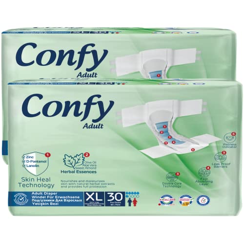 Confy Active Windeln für Erwachsene - Erwachsenen-Windel Inkontinenz Gr.XL 60St