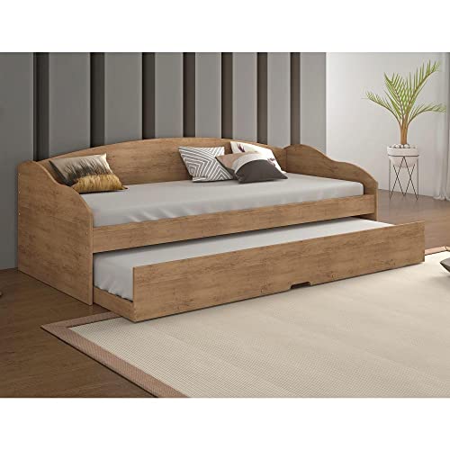 Sofá Cama Funny II Amendoa Conquista Móveis