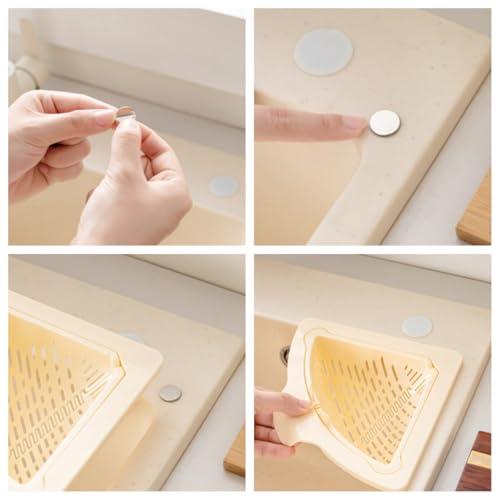 Colador triangular para fregadero con base magnética miniatura 5