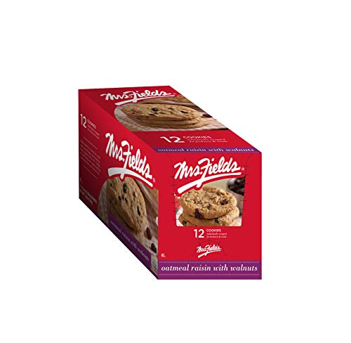 Mrs. Fields Oatmeal Raisin with Walnuts Cookies, 12 count(2.1 oz