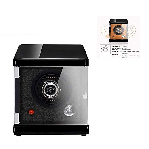 Watch Winder de Fibra de Carbono con Motor Tranquilo el Regalo para Reloj Automático