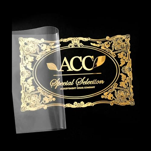 Transfer Stickers Metal Custom Logo Sticker Personalized Business Logo/Text/Image/Clear Transparent Gold Foil Silver UV DTF Transfer Stickers