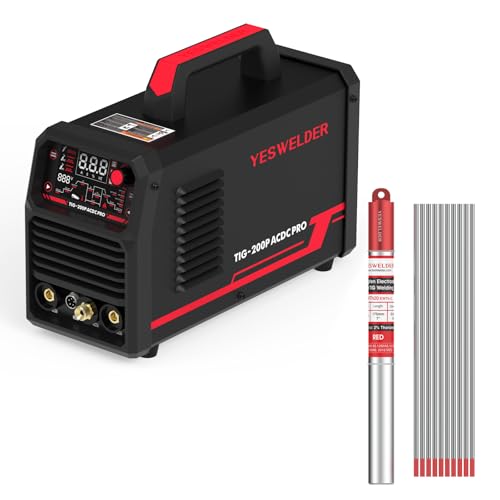 YESWELDER 200A AC/DC Aluminum TIG Welder, 10-pk