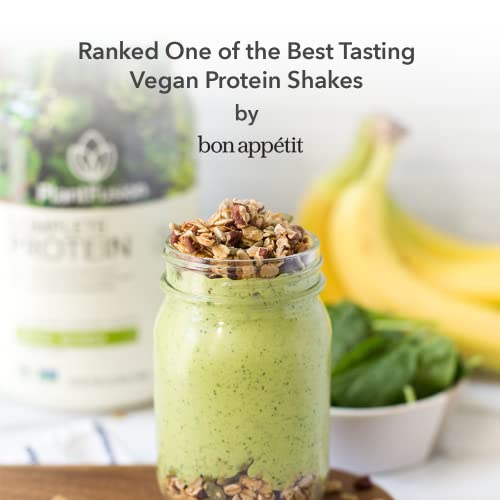 PlantFusion Complete Vegan Protein Powder - Plant Based Protein Powder With BCAAs, Digestive Enzymes and Pea Protein - Keto, Gluten Free, Non-Dairy, No Sugar, Non-GMO - Natural-No Stevia 0.93 lb - Image 5