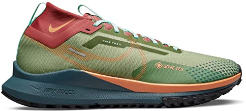 Foto von Nike Herren React Pegasus Trail 4 Gore-TEX Sneaker, Alligator/ORANGE Trance-Mint Foam, 43 EU