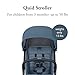 Inglesina Quid 2 Stroller - Manta Blue - Ultra Compact Lightweight Travel Stroller for Babies and Toddlers, Airplane Overhead, Foldable, Reclining Seat, Collapsible Canopy, 3 Months - 50 lbs, BPA Free