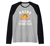 Nacho Adivino Promedio Divertido Cinco de Mayo Divertido Nachos Camiseta Manga Raglan