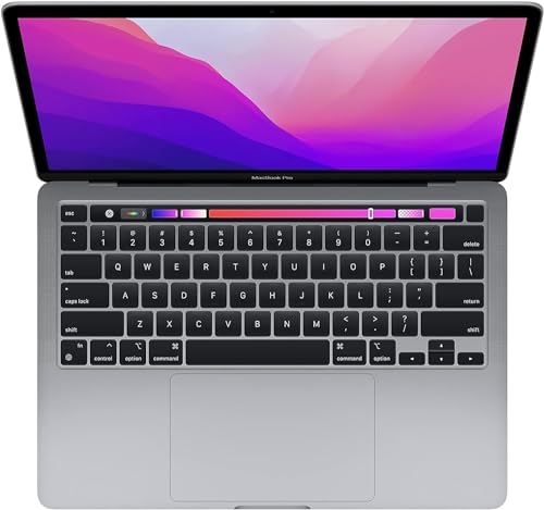 Image of 2022 Apple MacBook Pro with Apple M2 Chip (13-inch, 16GB RAM, 1TB SDD Storage) (QWERTY English) Space Gray (Renewed)