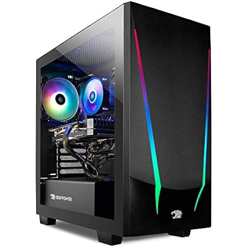 iBUYPOWER Pro Gaming PC Computer Desktop Trace 4 93G730 (AMD Ryzen 5 3600 3.6GHz, NVIDIA GeForce GT 730 2GB, 8GB DDR4 RAM, 240GB SSD, WiFi Ready, Windows 10 Home)