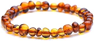 Polished Baltic Amber Bracelet for Adult - Men and Women - Choose Your