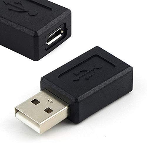 Micro USB Female to USB 2.0 Type-A Male Connector Adapter Converter for EKYC Fingerprint KYC Powerbank Charge Sync OTG Morpho 1300 E2, E3/Mantra MFS100/Startek FM 220/Cogent/Secugen Pro 20
