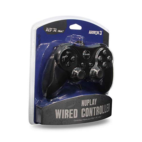 Image of Armor3 inchNuplay inch Wired Game Controller for PS3 (Black)
