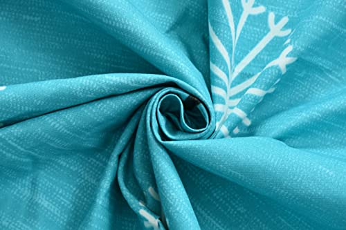 Image of Precsie Fabrics Luxrious Elastic Fitted Glace Cotton King Size (84x75x Upto 8 Inches) Bedsheet with 2 Pillow Covers-200TC (Green Wind)