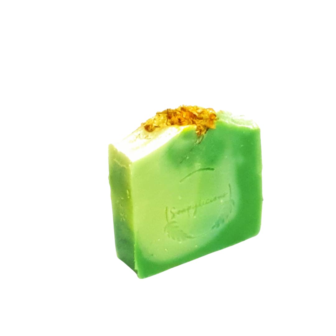 Handmade Cold Process Aloe Vera Soap Bar – Natural & Organic with Shea Butter, Soothing & Vegan | For Men & Women