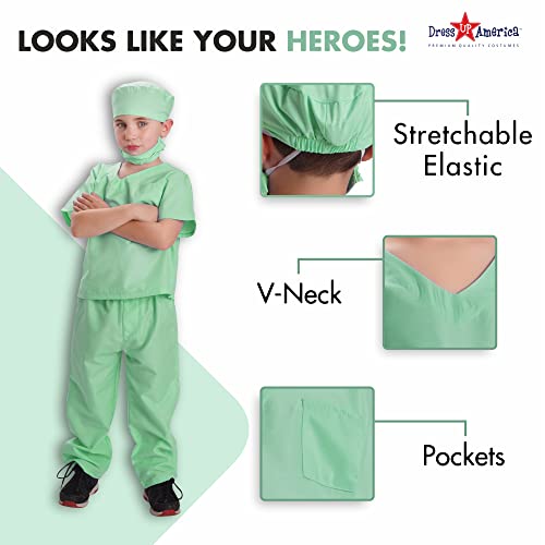 Dress Up America Doctor Scrubs For Kids - Doctor And Nurse Costume For Children #TOP2