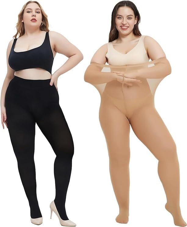 Control Top Classic Pantyhose Summer Stocking for Women & Girls 90% Polyamide / 20% Spandex Pack of 2-image-18