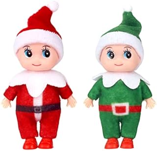 Christmas Baby Elf Doll for Boys&Girls,Christmas Accessory Tiny Baby Elf Doll Christmas Tradition Mini Elf Baby Doll Novelty Toys,Baby Elves Dolls Toy for Kids Xmas New Year Gift Stocking Stuffers