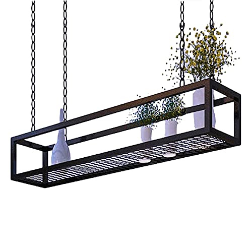 Étagère suspendue au plafond pour plantes et balcon fleuri
