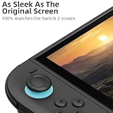 SAVAGE RAVEN od Skull & Co. Krystalicznie przezroczysta osłona ekranu ze szkła hartowanego dla Nintendo Switch 2, przezroczysta HD osłona ekranu z antyrysową warstwą ochronną (2-PACK) z zestawem
