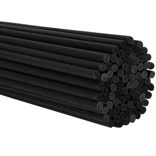 10inch Diffuser Replacement Sticks - 60Pcs Fiber Reed Fragrance Sticks Refill for Home and Bathroom - Rattan Essential Oil Sticks for Scented Diffuser