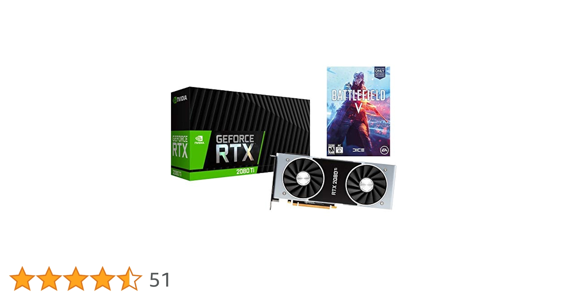 Amazon | NVIDIA GeForce RTX 2080 Ti Founders Edition 11GB
