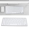 Diyeeni Bilingual Keyboard Portable Thin for German French Spanish Italian Keyboard, Bluetooth Keyboard Compatible with iOS, Android, OS (Spanish QWETZ Layout)