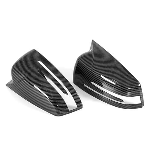 車のバックミラーハウジング Compatible With For CLA Class C117 X156 2014-2018 For GLK X204 2009-2015 車外装バックミラーハウジングケース ウィング用(Black A)