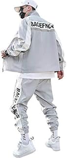 [ミナト] ウインドブレーカー 上下セット マウンテンパーカー スポーツ ランニングウェア トレーニングウェア