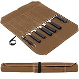 Messertasche Kochmesser, Koch Messer Roll Bag, Leinwand messertasche mit 8...